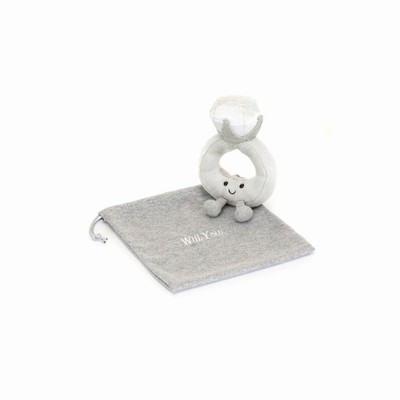 Jellycat Amuseables Diamond Ring with Bag USA | 05172WNIE